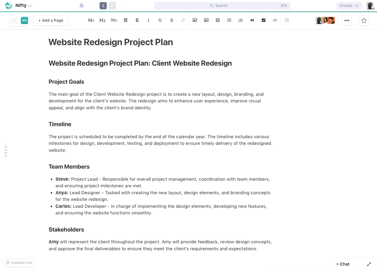 Screenshot illustrating Tailored Documents