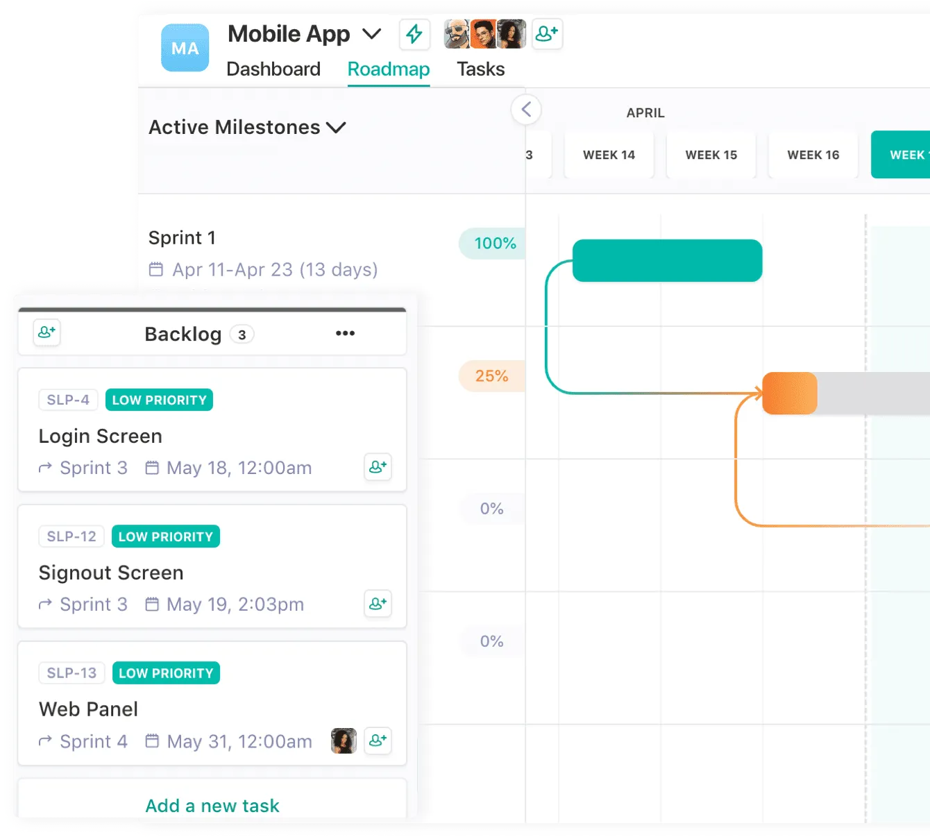 Screenshot illustrating Streamline your engineering.